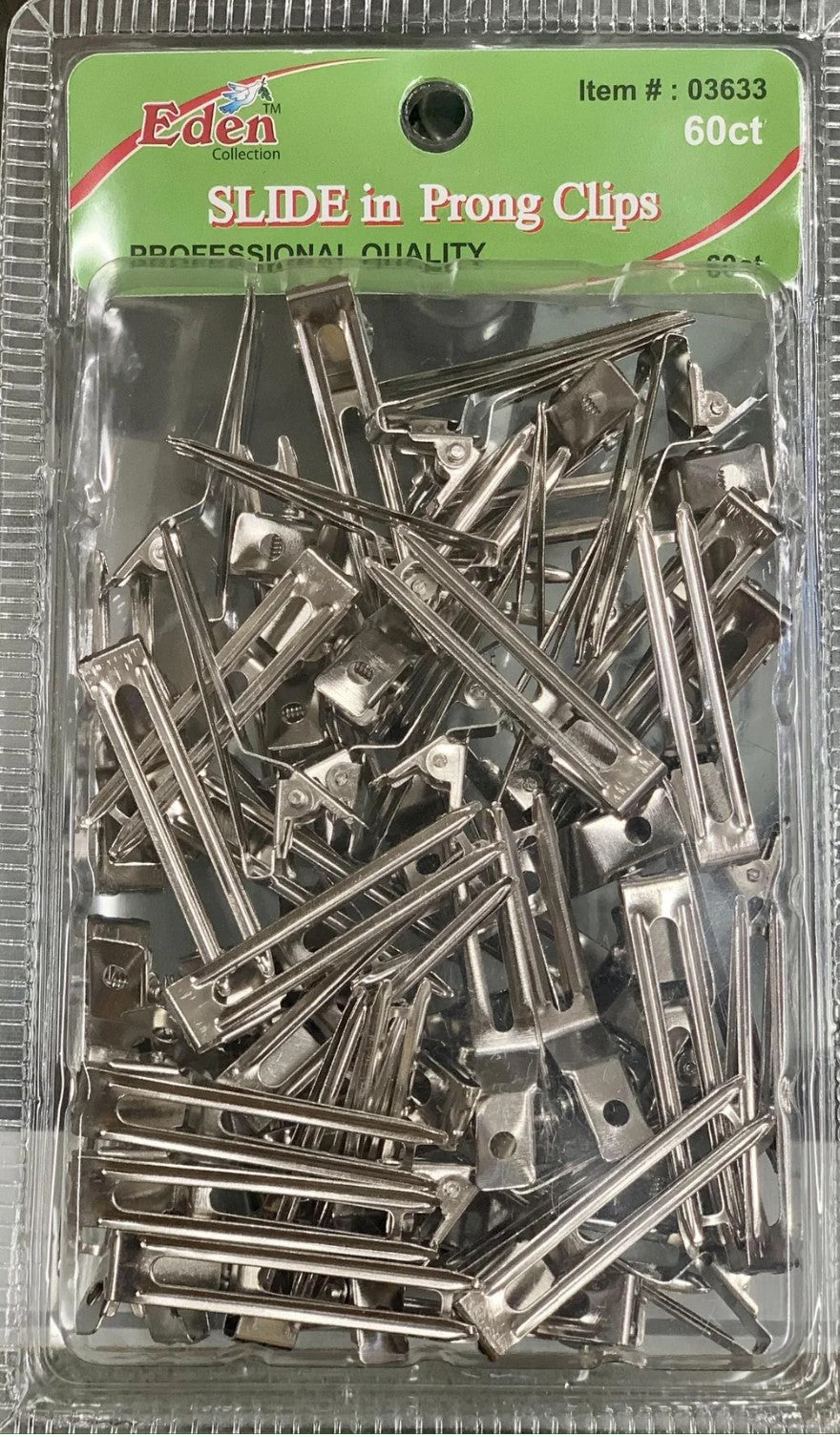 Single Prong Clips 60 ct