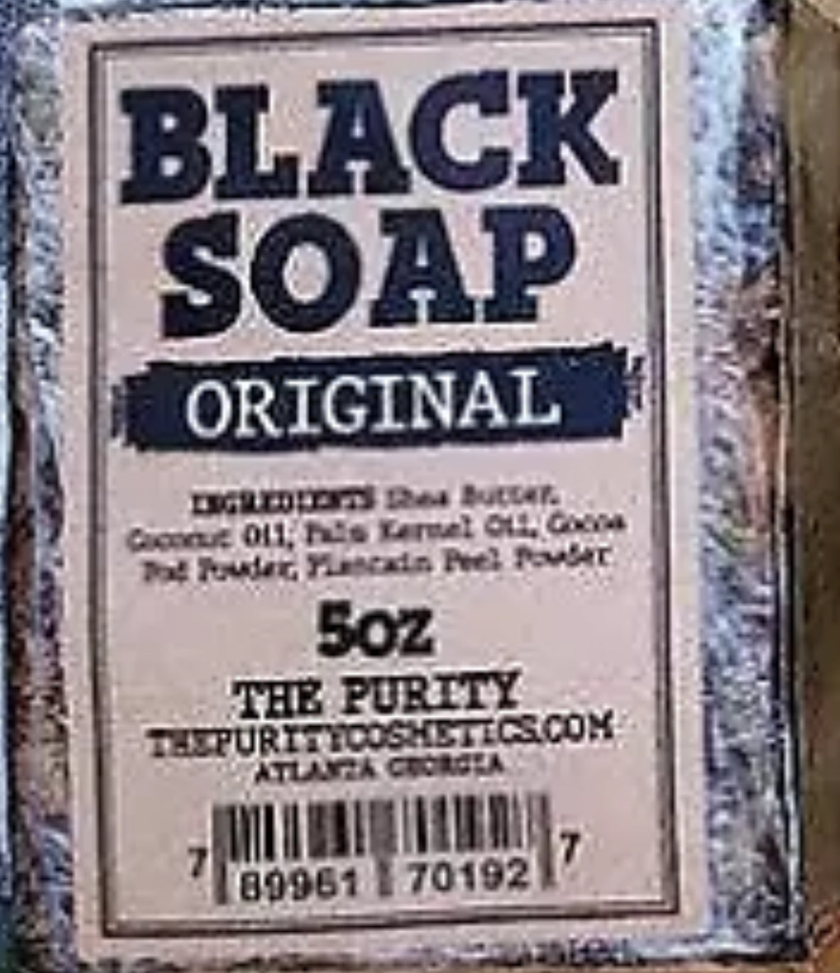 African Black Soap by Purity