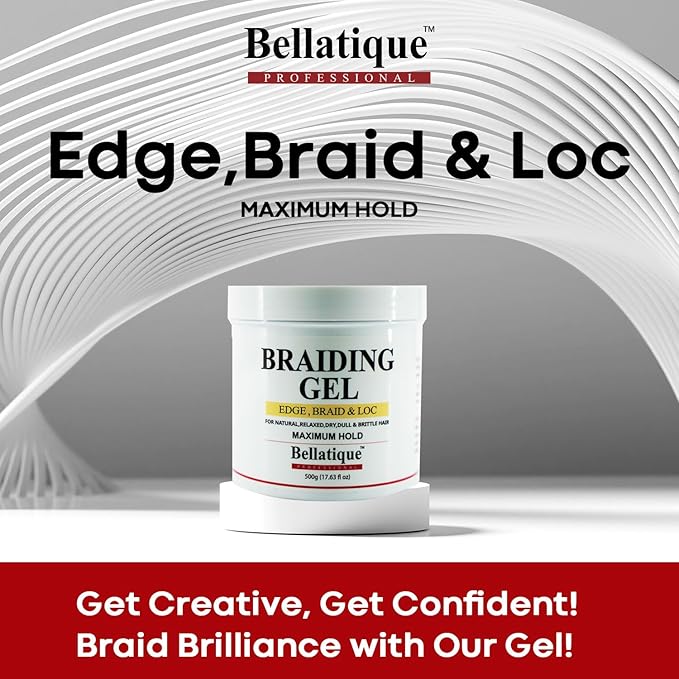 Bellatique  Edge, Braid, & Loc Maximum Hold Edge Control & Braiding Gel